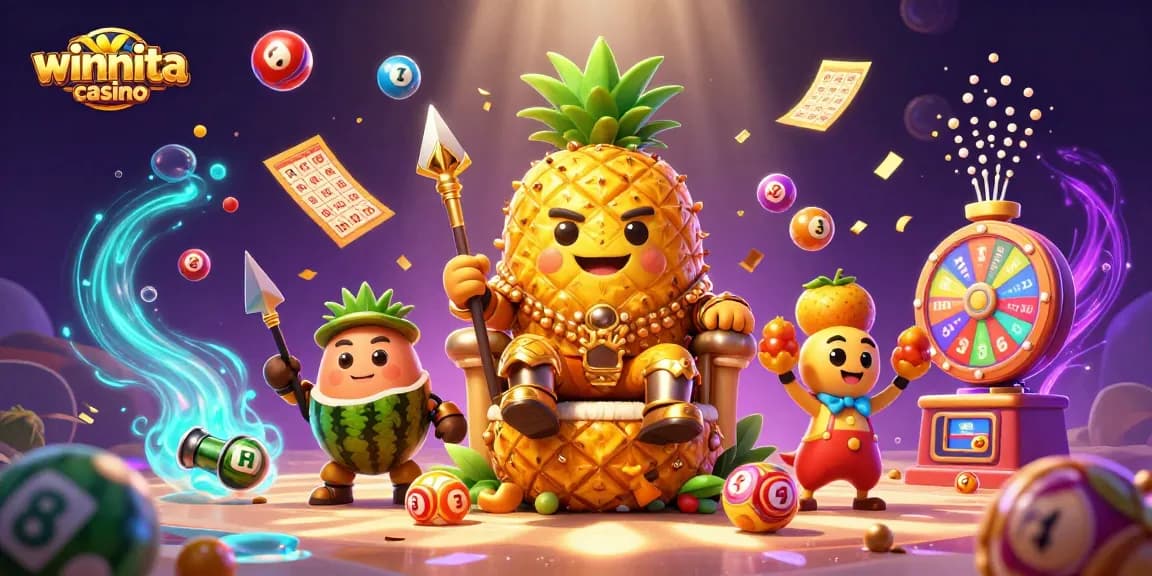 Experience the excitement of winnita casino with vibrant characters and dynamic game elements.