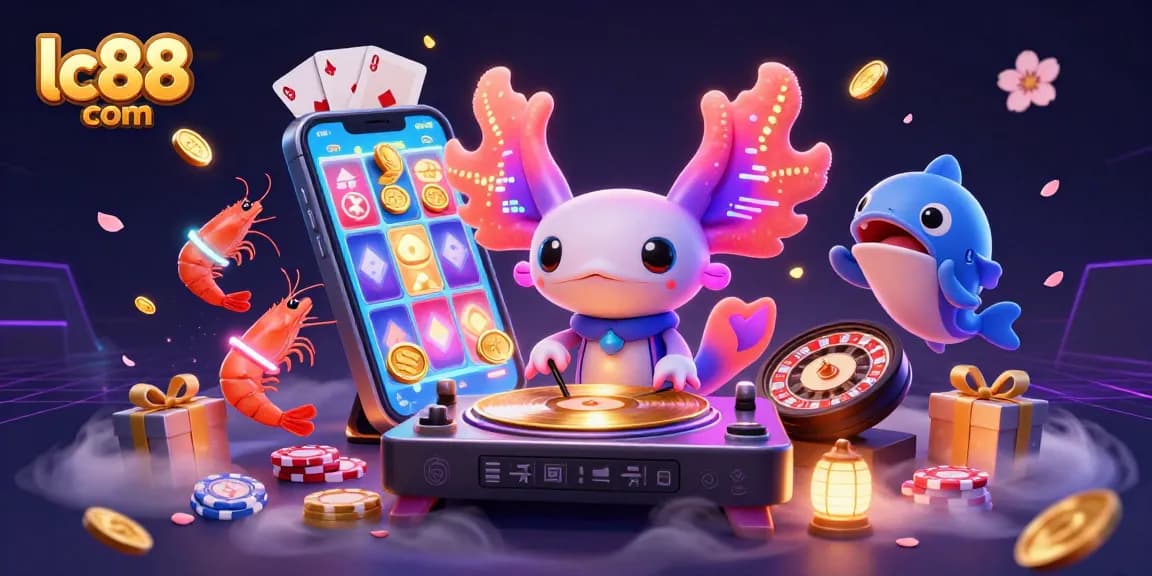 Join the excitement at lc88 com with vibrant 3D characters in an ultra-detailed casino scene