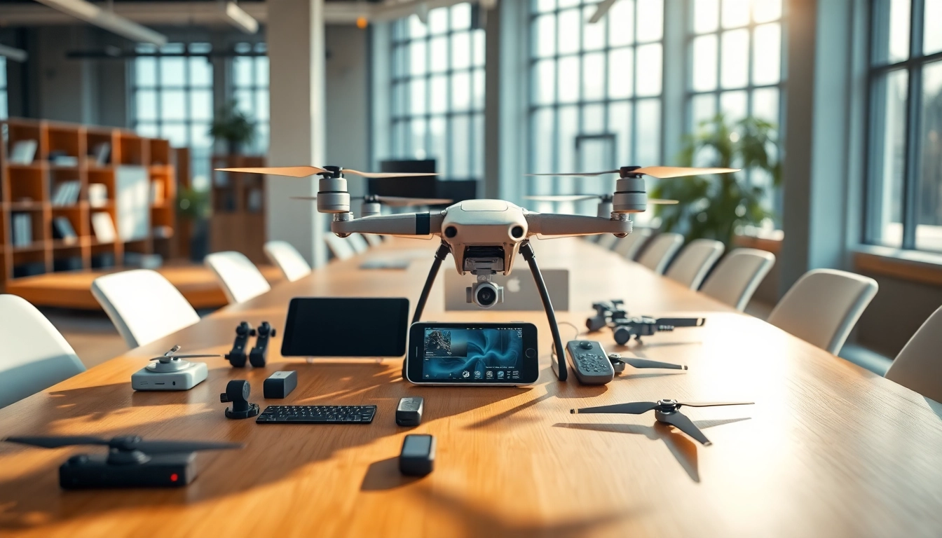 Utilizing the dji flighthub on premises aio in a high-tech workspace to optimize drone operations.