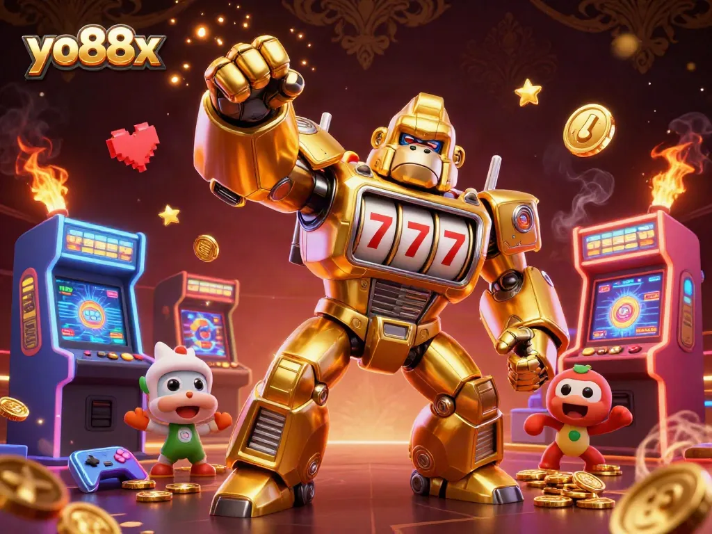 Play with vibrant luck at yo88x, where golden gorilla transforms excitement into riches