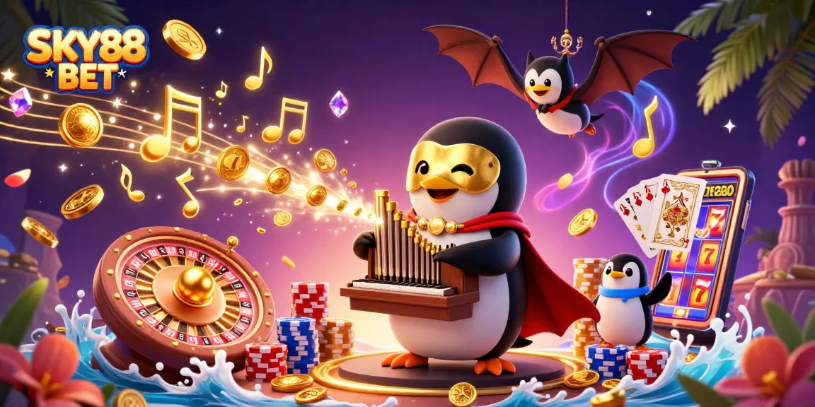 Experience thrilling gaming with SKY88 BET at an exciting casino scene