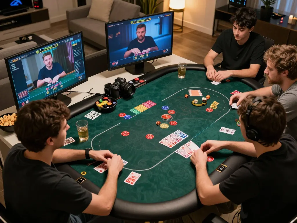 F168 online poker gameplay showcasing strategic betting decisions and interactive gaming scene