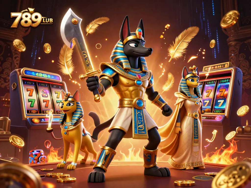 Experience thrilling gameplay at 789CLUB with our rich casino illustration showcasing exciting slot elements.