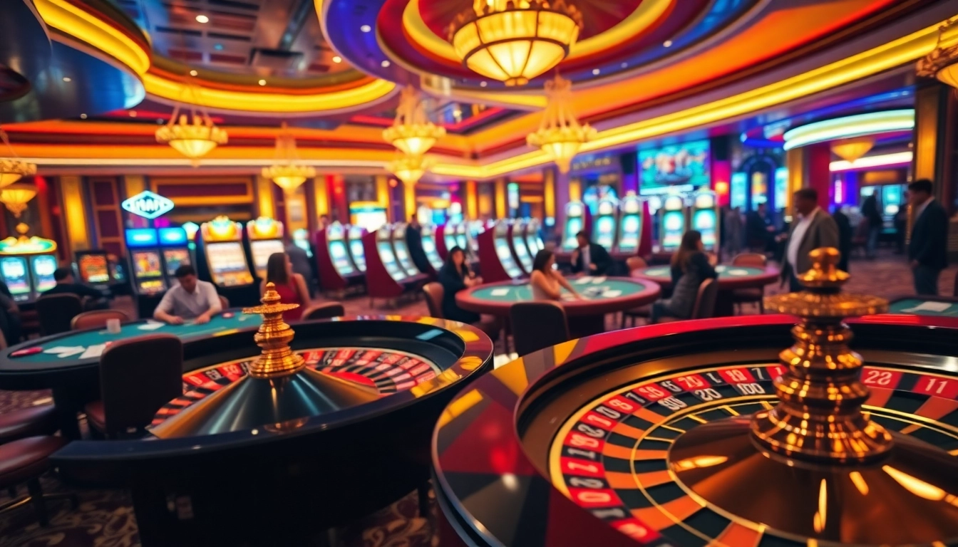 Experience the excitement of NOHU90 with vibrant casino games, roulette, and slot machines.