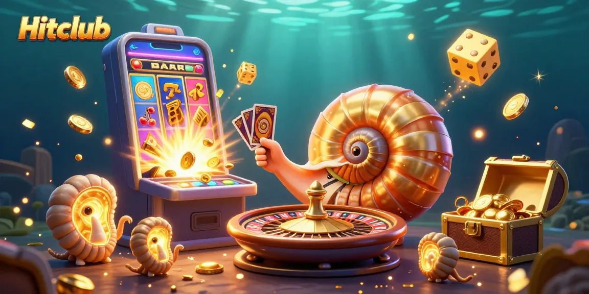 Experience exciting gameplay at Hitclub with a spectacular nautilus-themed casino illustration.